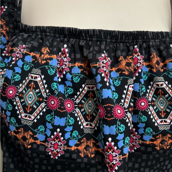 Fit 4 UR Thighs Maya Border  of  the Shoulder Dress NWOT - Picture 7 of 8